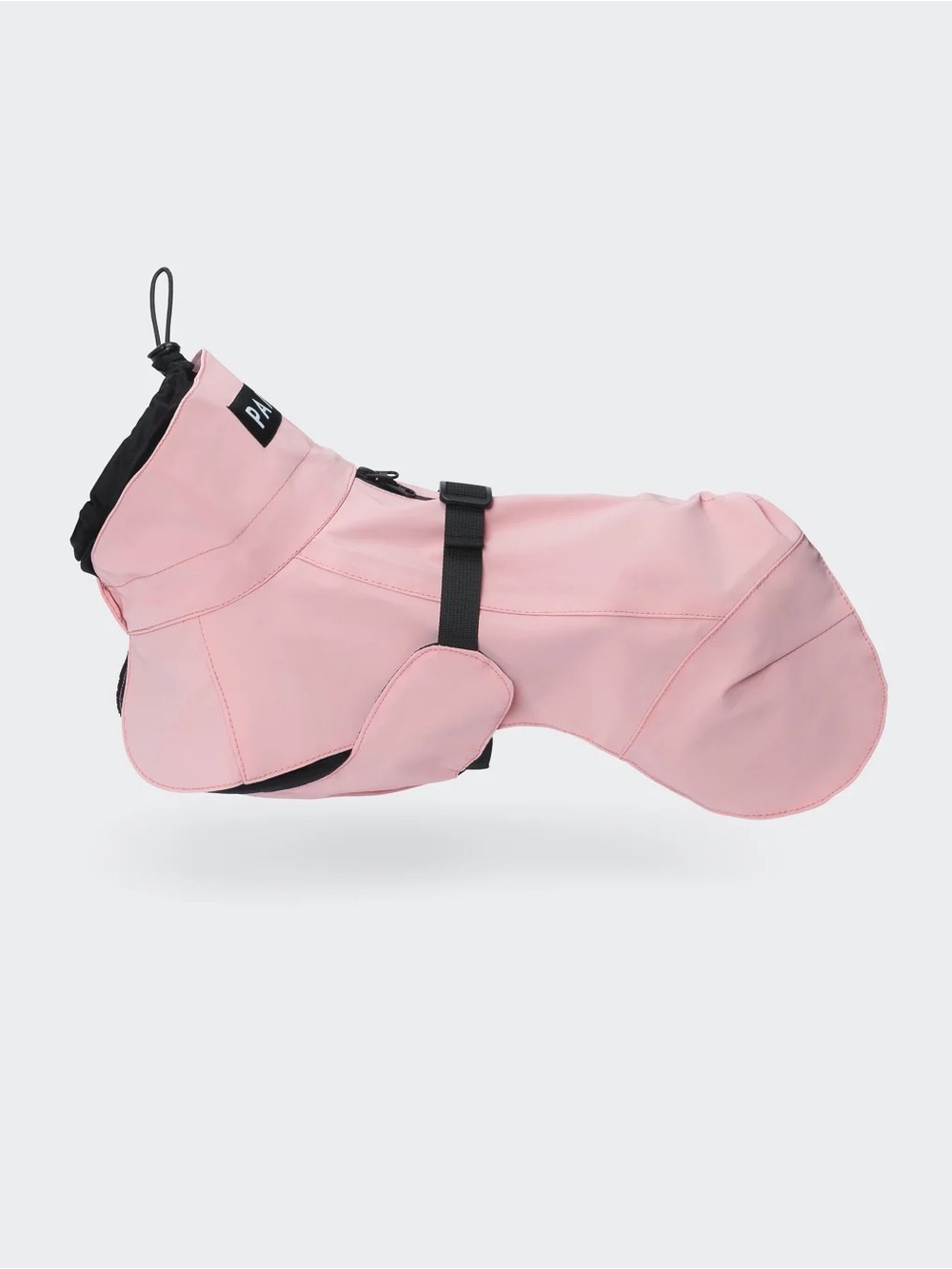 PAIKKA Visibility Dog Raincoat Lite - light rose Size 35 - Picture 3 of 9